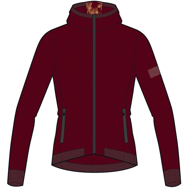 Sportful Giara Women's Hoodie in Red
