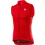 Castelli Entrata V Sleeveless Mens Jersey in Red