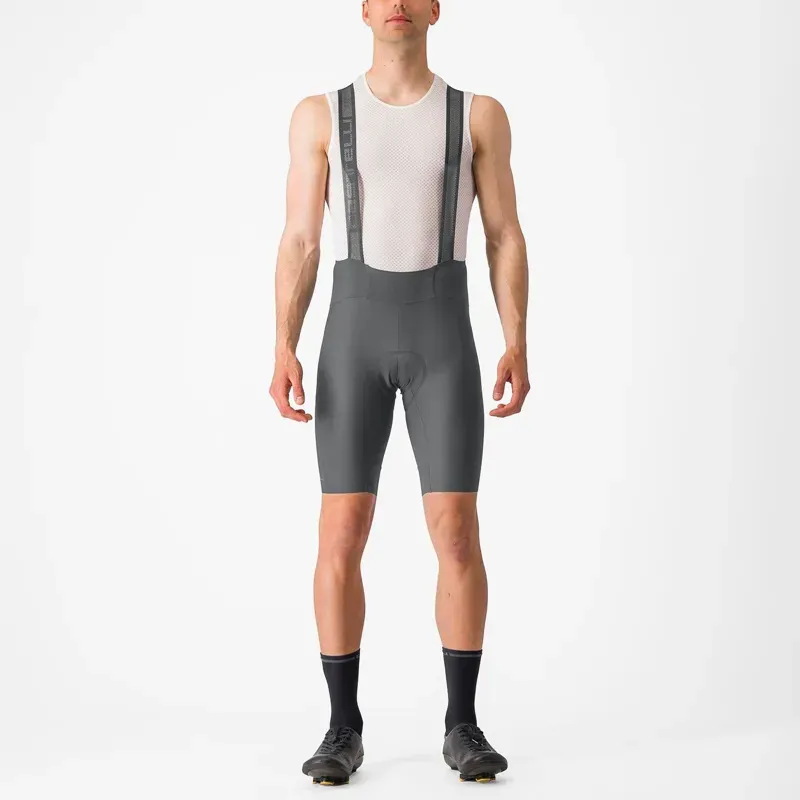 Castelli Espresso Bib Shorts In Gunal Grey