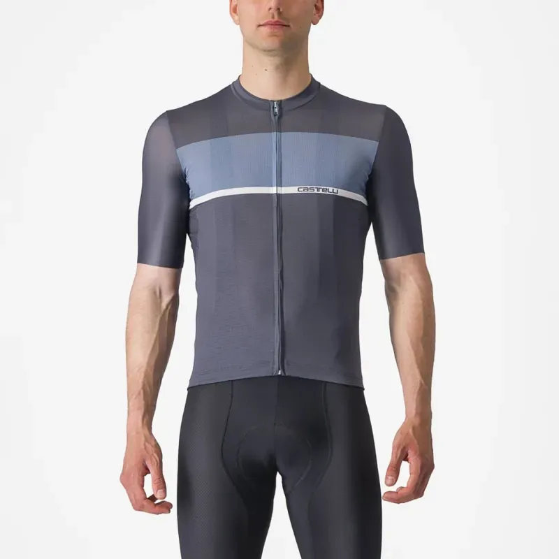 Castelli Tradizione Jersey In Twilight Blue/Steel Blue