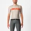 Castelli Unlimited Endurance Jersey In Silver Moon/Orange Rust