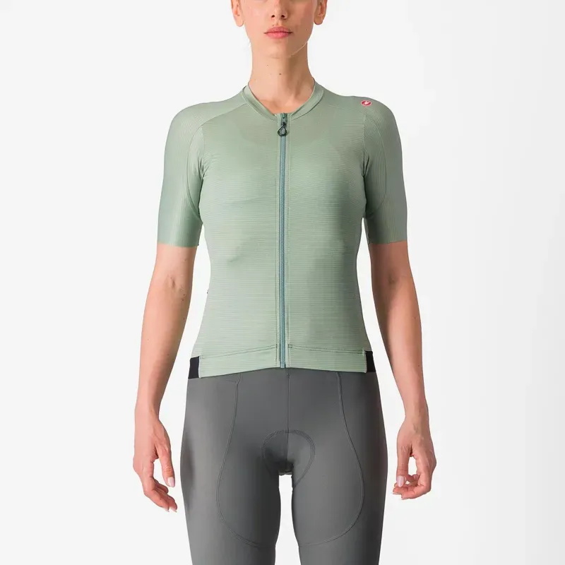 Castelli Espresso Women's Jersey In Defender Green/Green