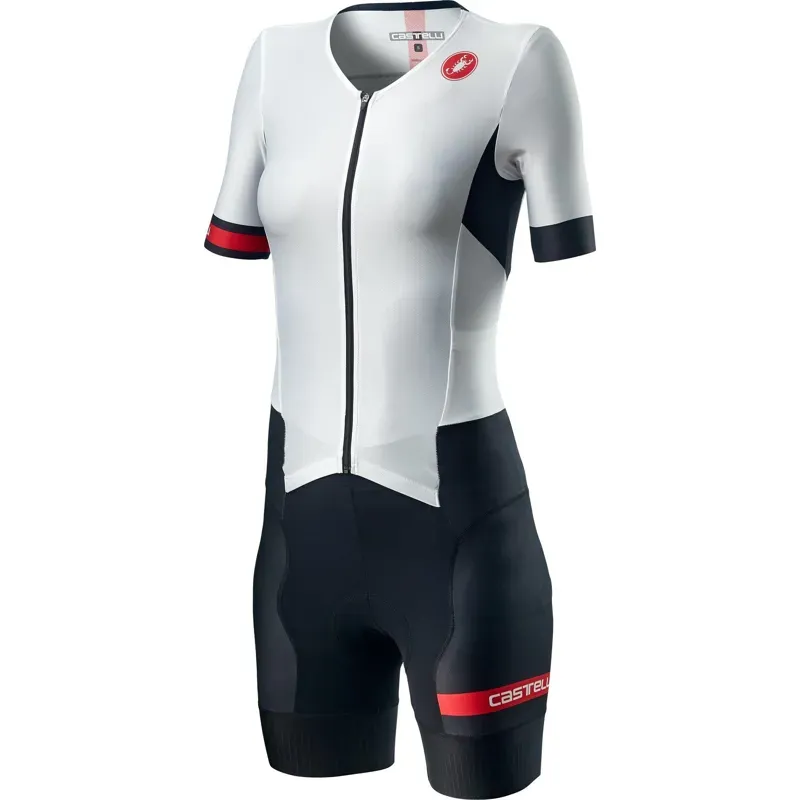 Castelli Free Sanremo 2 Short Sleeve Womens Suit in White