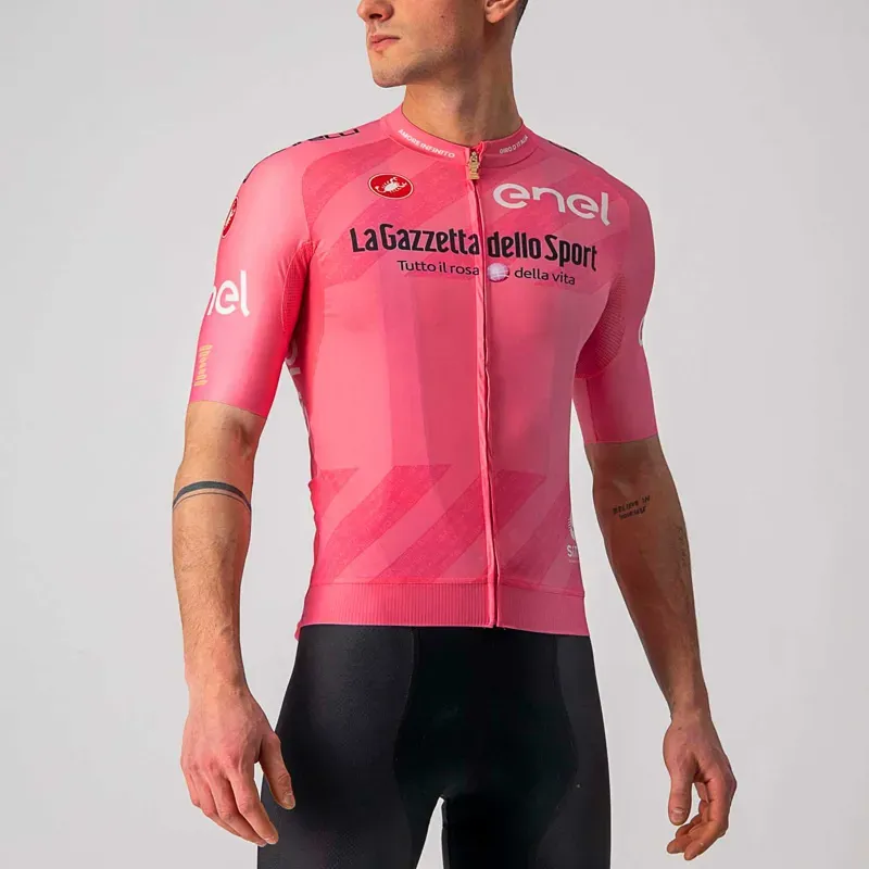 Castelli Giro104 Mens Race Jersey in Pink
