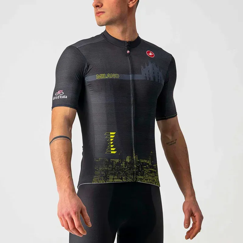 Castelli Milano TT Mens Jersey in Black