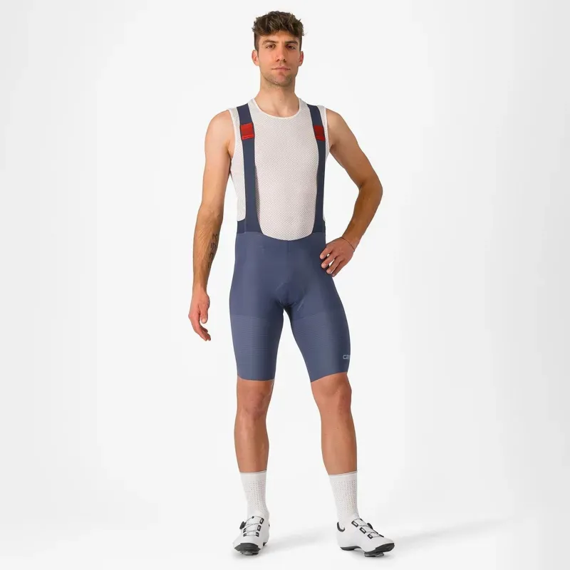 Castelli Premio Bib Shorts in Twilight Blue/Steel Blue