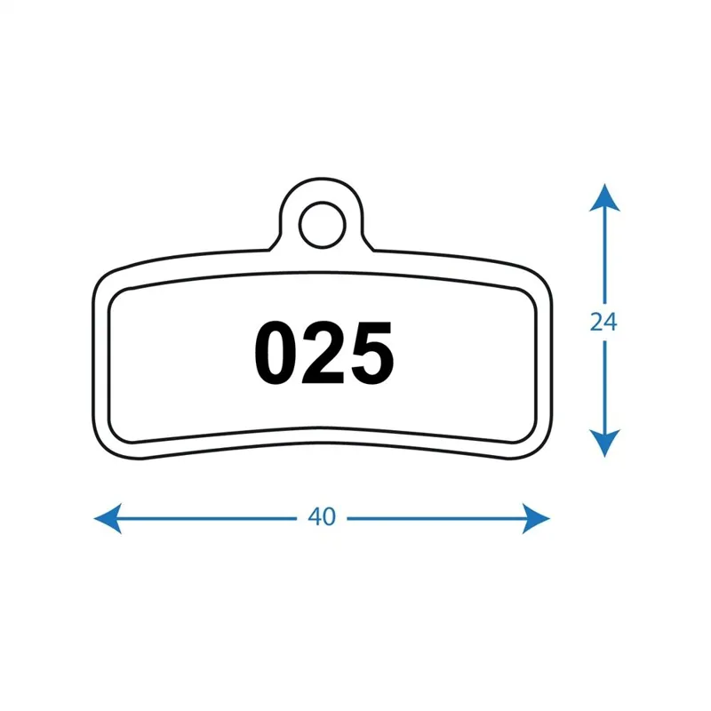 TRP Spyre/Spyke/Hylex/Hyrd/Parabox Front V2 Brake Pads in Grey-3