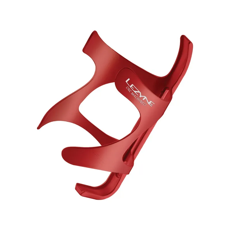 Lezyne Alloy Bottle Cage in Red