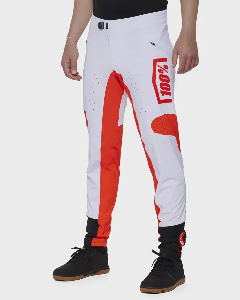 100% R-Core X Pants in White/Red