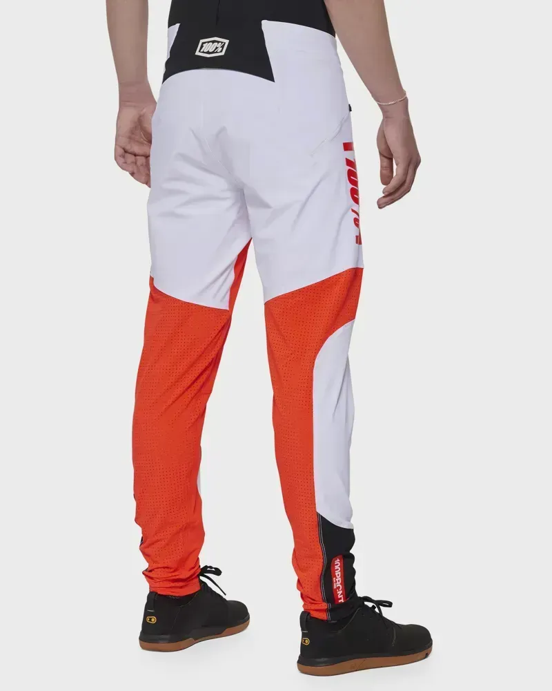 100% R-Core X Pants in White/Red-1