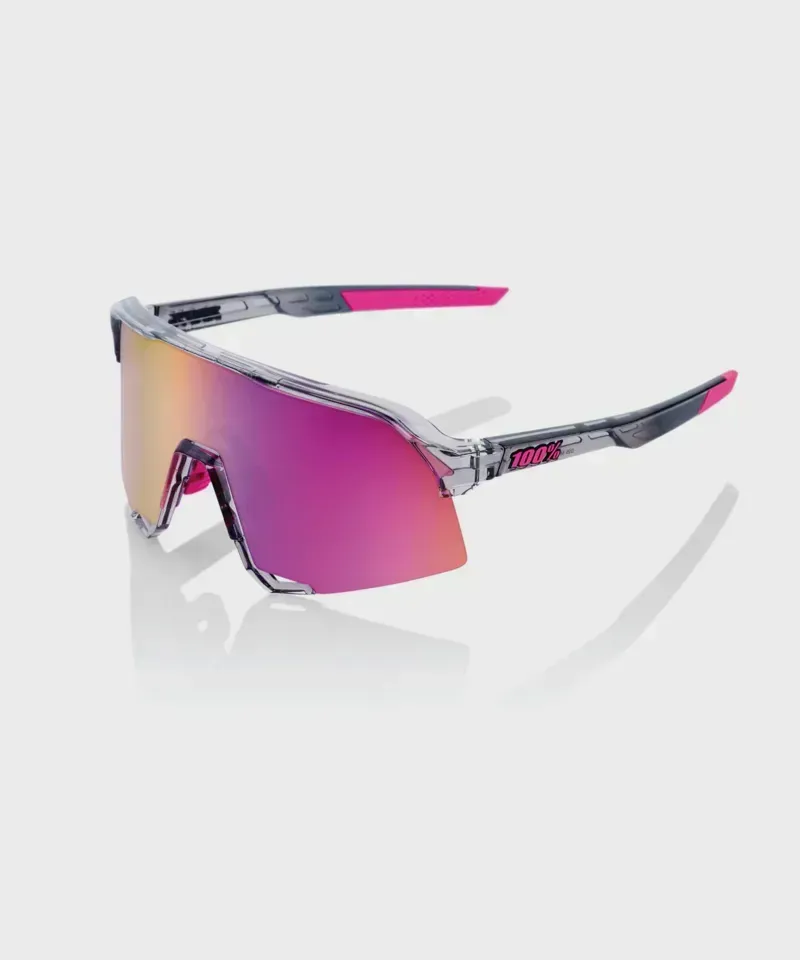 100% Slendale Glasses in Polished Translucent Grey/Purple Multilayer