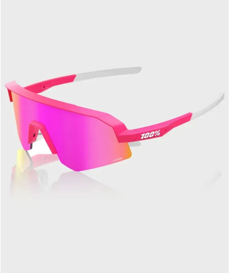 100% Slendale SL Glasses in Pitaya/HiPER Vital Pink Mirror Lens