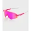 100% Slendale SL Glasses in Pitaya/HiPER Vital Pink Mirror Lens