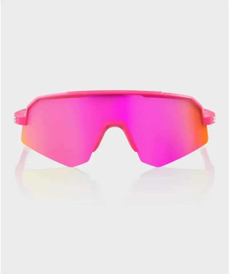 100% Slendale SL Glasses in Pitaya/HiPER Vital Pink Mirror Lens-2