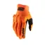 100% Cognito D30 Gloves in Black/Fluo Orange