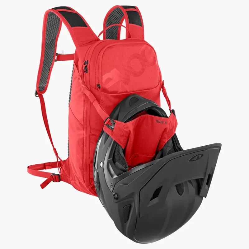 EVOC Ride 8 Backpack in True Red-5