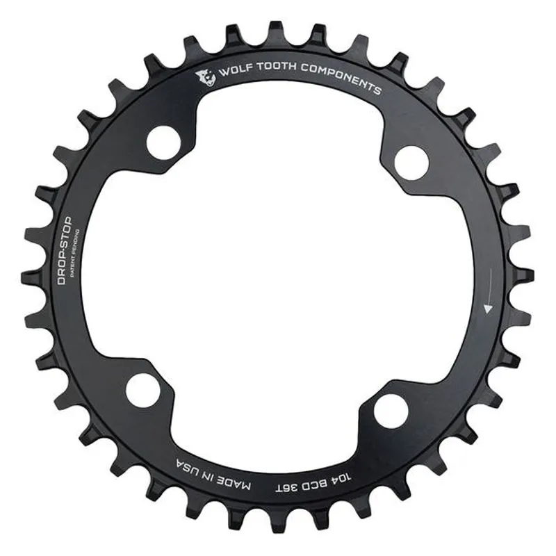 Wolf Tooth 104 BCD Chainring in Black