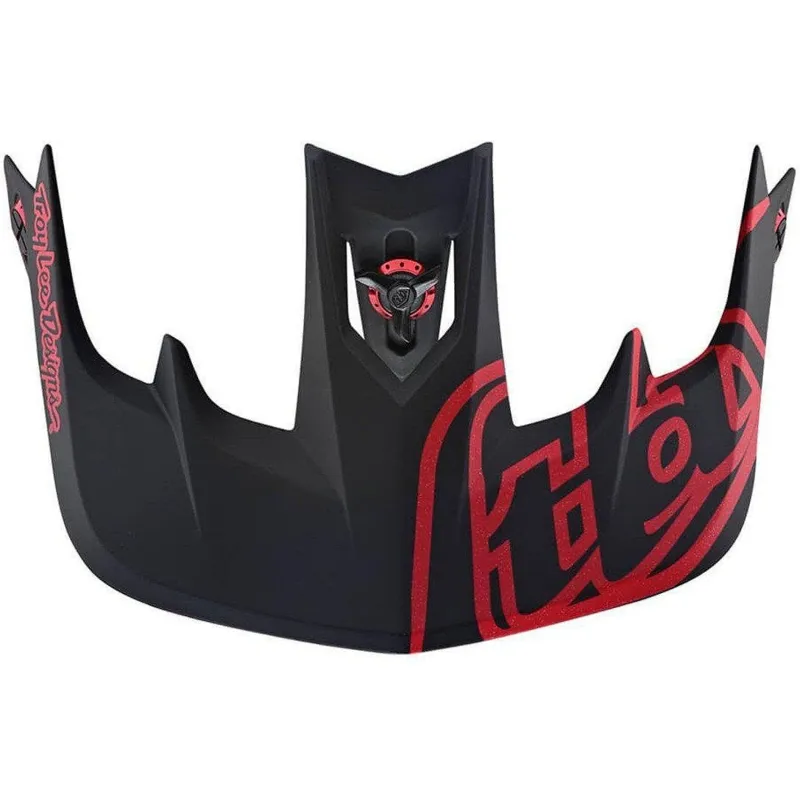 Troy Lee Designs Stage Visor in Black/Red