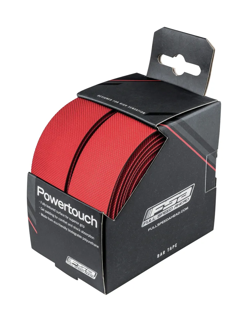 FSA Power Touch Road Bike Handlebar Tape in Red
