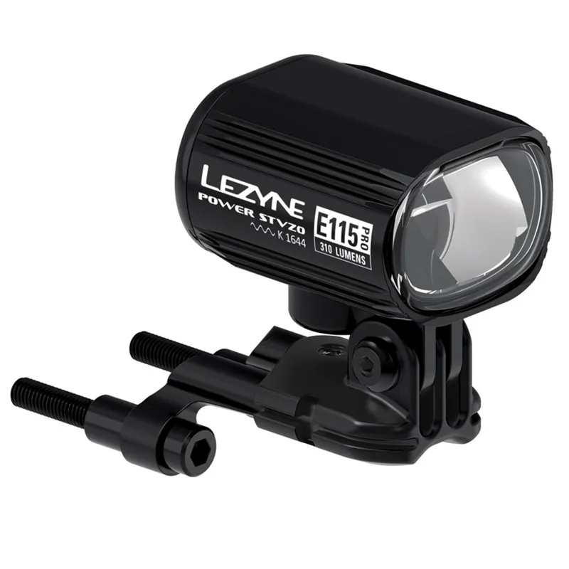 Lezyne eBike Power STVZO Pro E115 Front Light in Black