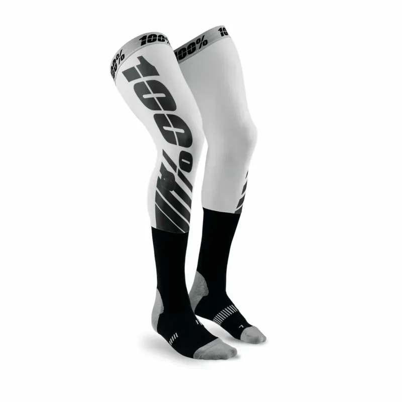 100% REV MX Knee Brace Socks in Grey