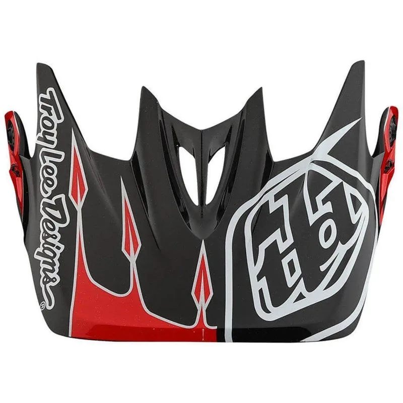 Troy Lee Designs D3 Helmet Replacement Visor in Corona Red