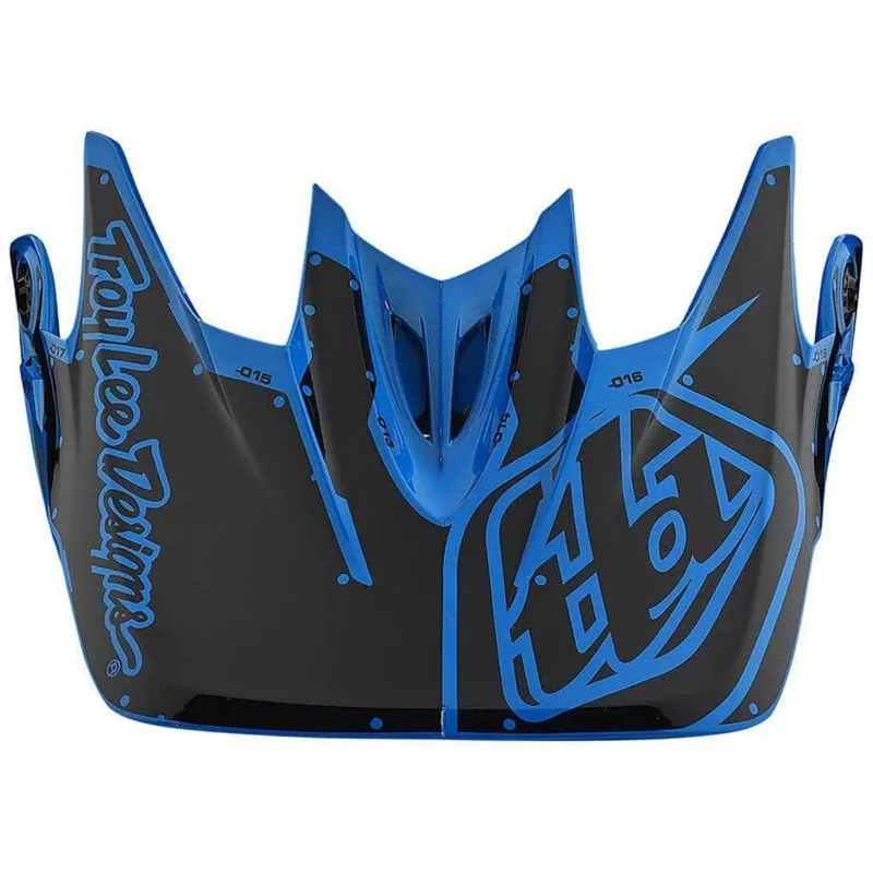 Troy Lee Designs D3 Helmet Replacement Visor in Factory Blue