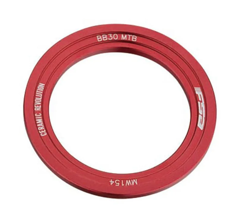 FSA BB30 Bottom Bracket Bearing Cover in Red