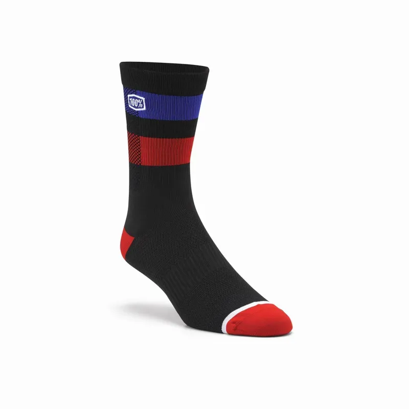 100 Percent FLOW Performance Socks Black