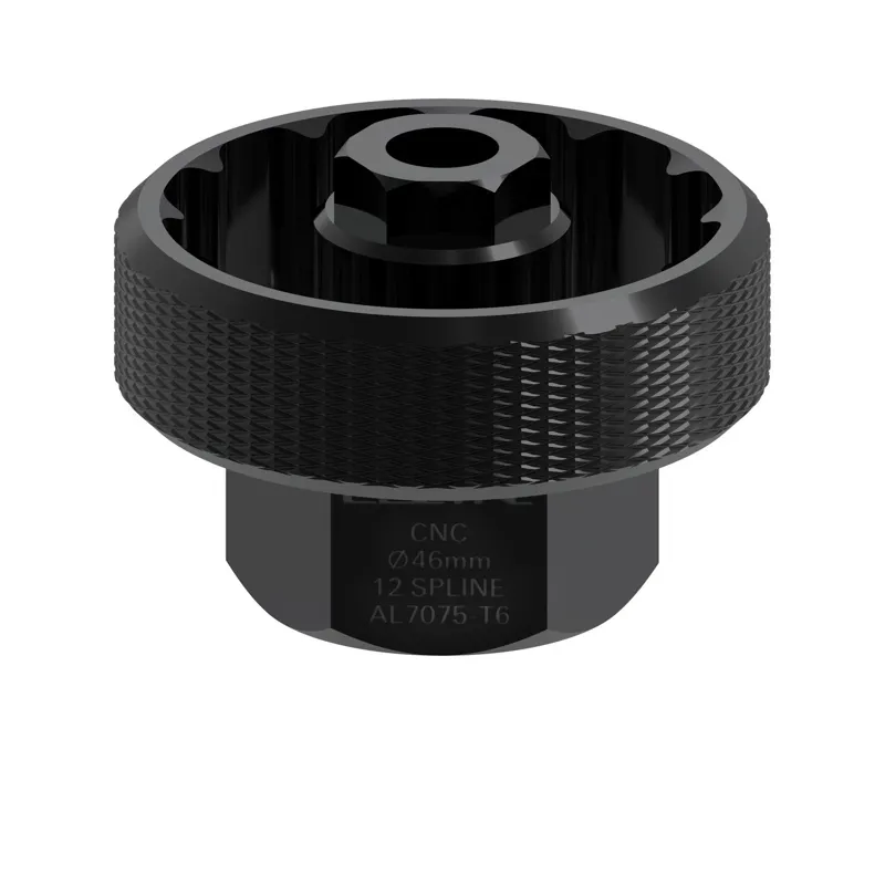 Lezyne CNC Alloy 46mm/16 Spline Bottom Bracket Tool in Black