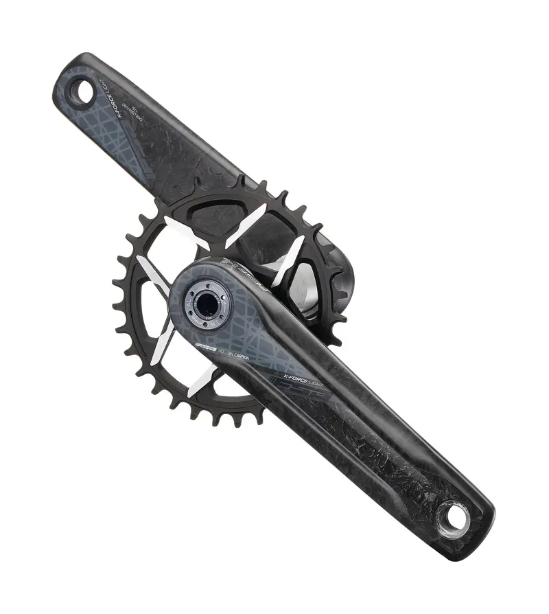 FSA K-Force 392 Evo 1x1 Carbon Mountain Bike Chainset in Black