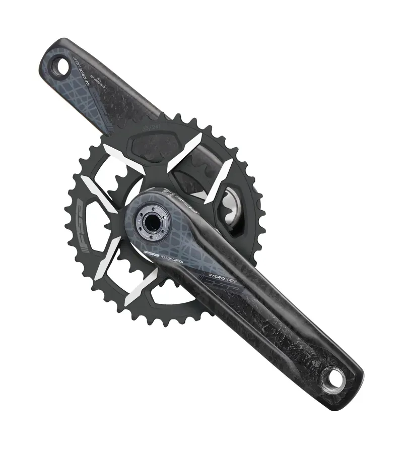FSA K-Force 392 Evo 2x11 Mountain Bike Carbon Chainset in Black