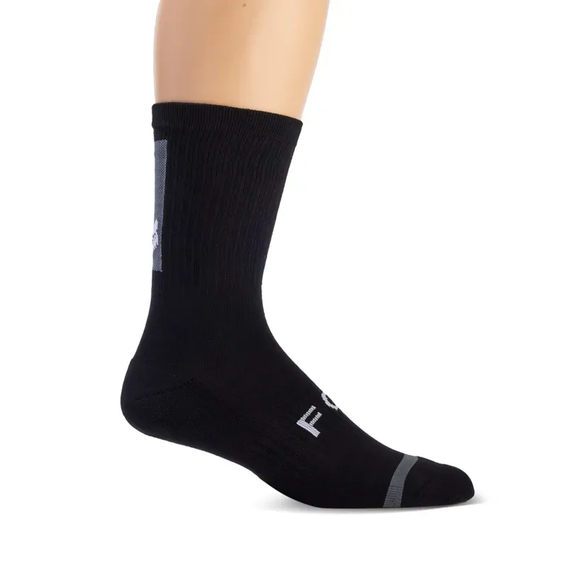 Fox 8in Defend Socks in Black