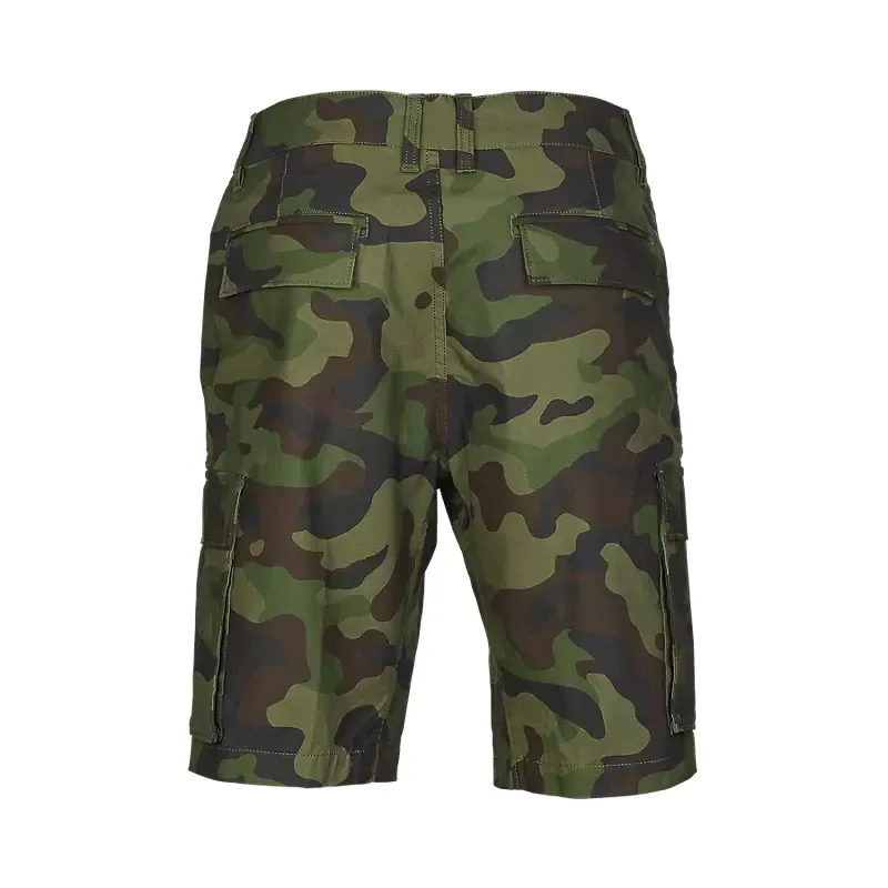 Fox Slambozo Camo Shorts In Green Camo-1
