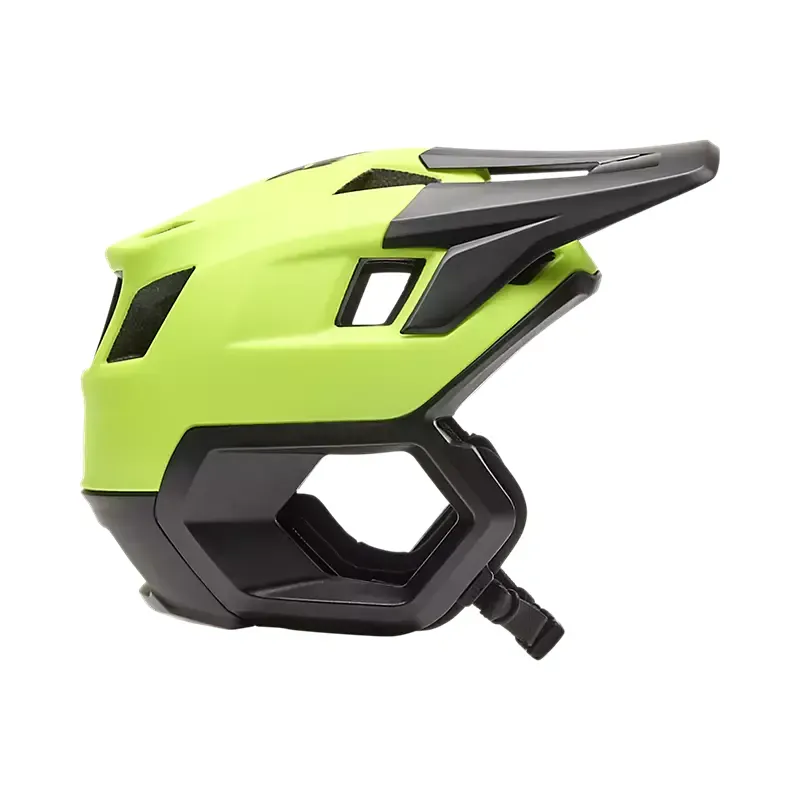 Fox Dropframe Helmet in Fluorescent Yellow