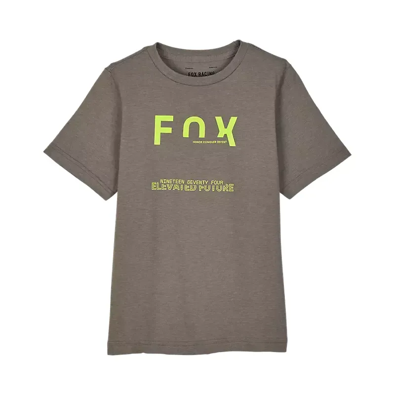 Fox Youth Intrude Premium Tee In Heather Graphite Grey