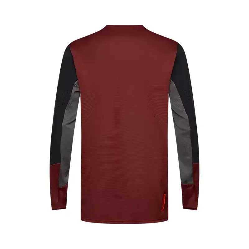 Fox Defend Long Sleeve Jersey in Rust Brown-1