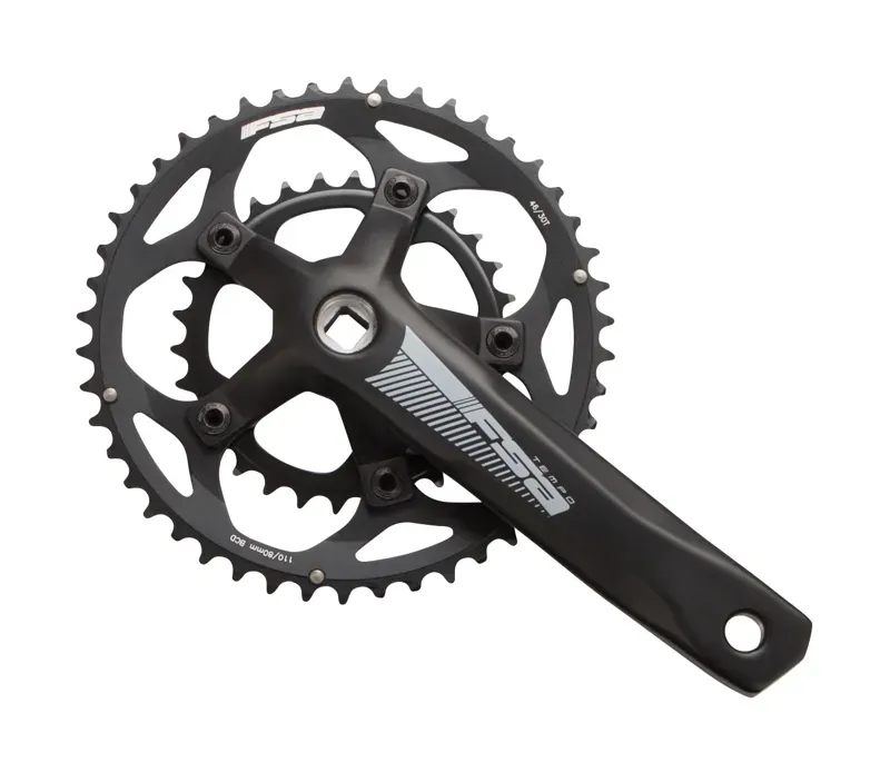 FSA Tempo Adventure JIS 2x10 46/30t 165mm Chainset In Black