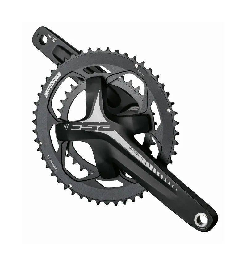 FSA Omega Adventure 2x11 V20 MegaExo NBD Road Chainset in Black