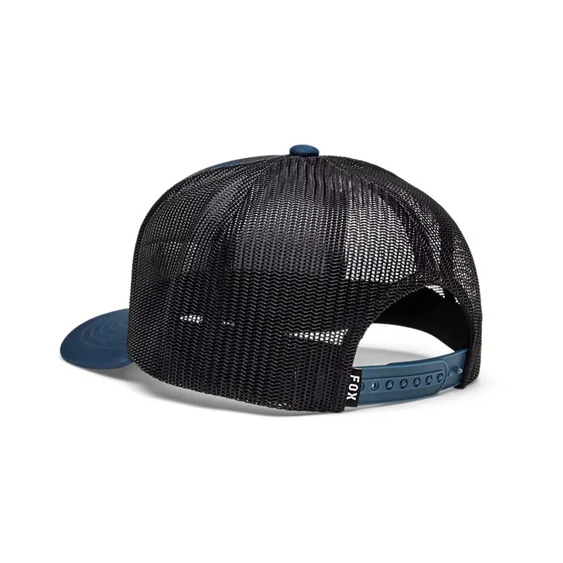 Fox Image Trucker Hat in Twilight Blue-1
