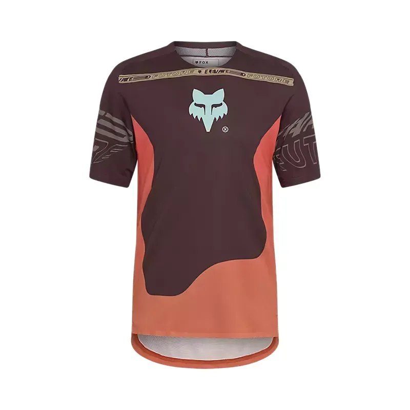 Fox Flexair Elevated Future Jersey in Cocoa Brown