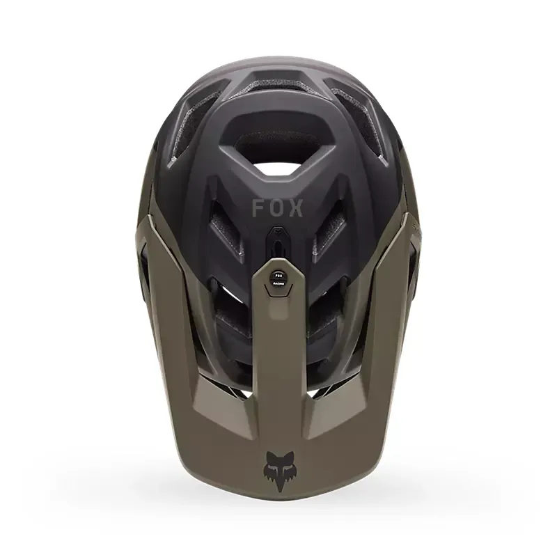 Fox Youth Proframe Rizer Helmet in Cocoa Brown-2
