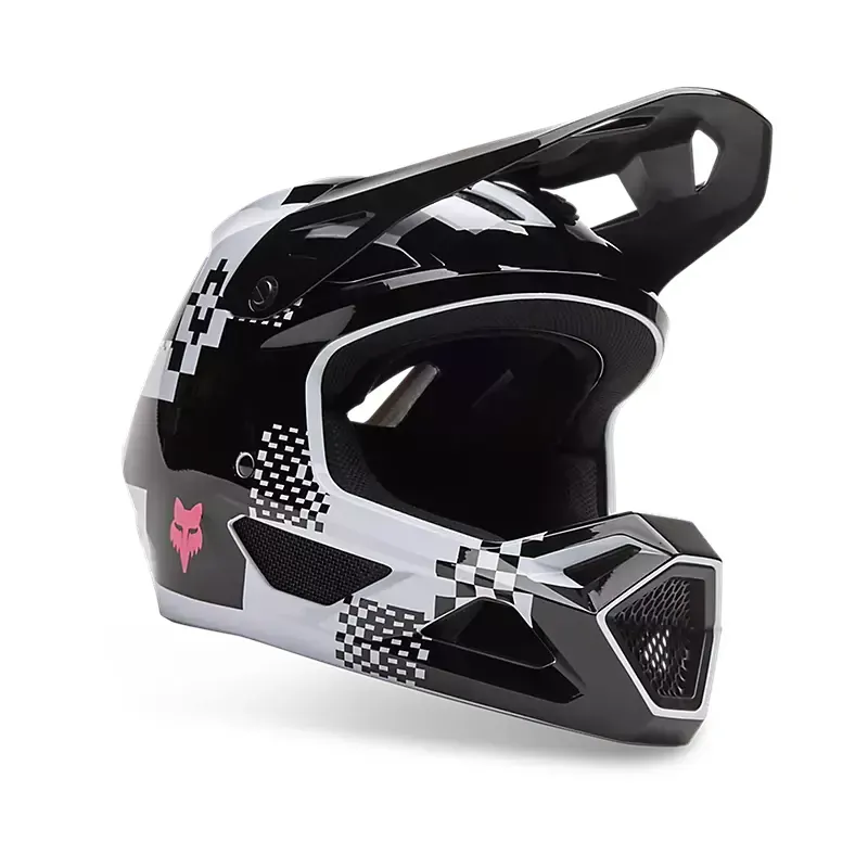 Fox Rampage Digi Image Helmet in Black/White-1