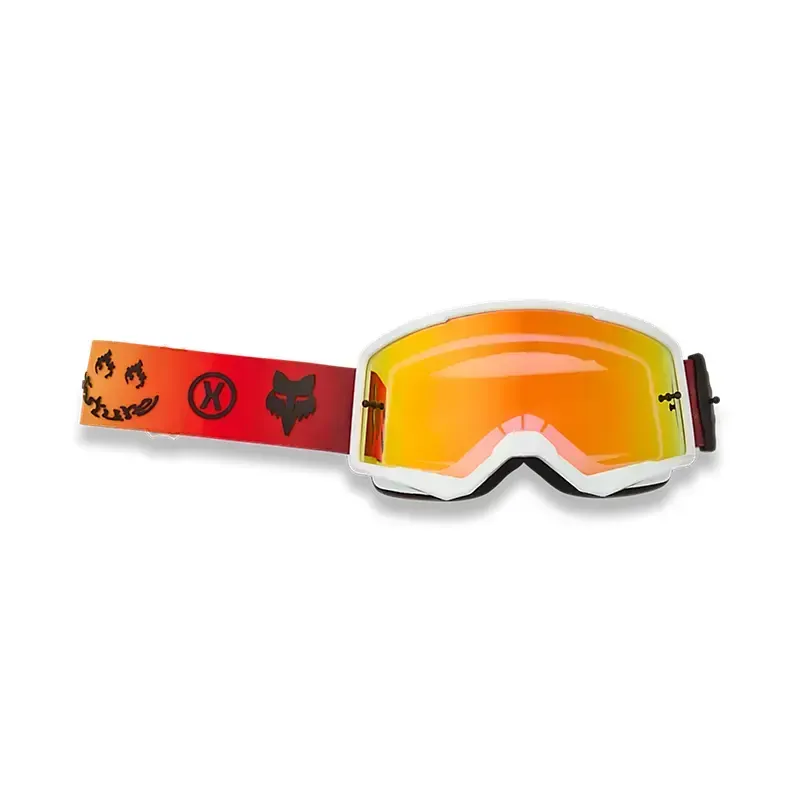 Fox Main Hello Future Goggles in White/Yellow
