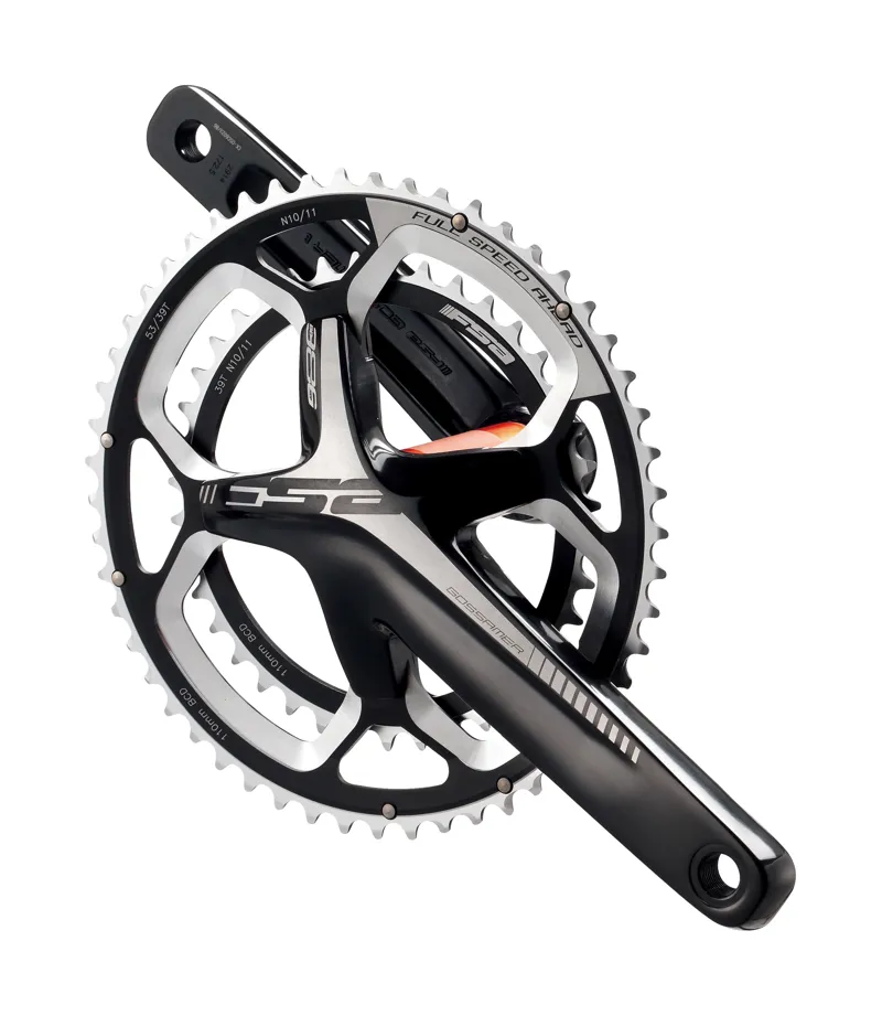 FSA Gossamer 386 Evo Alloy Road Chainset in Black