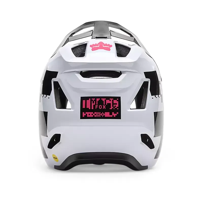 Fox Youth Rampage Digi Image Helmet in Black/White-4