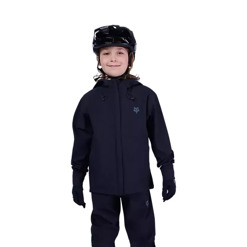 Fox Youth Ranger Water Jacket in Black-2