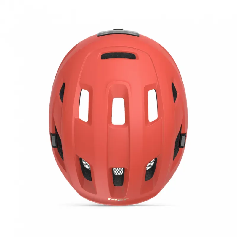 Met E-Mob Mips Helmet in Coral/Black-3