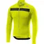 Castelli Puro 3 Full Zip Fluorescent Mens Jersey in Yellow