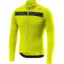 Castelli Puro 3 Full Zip Fluorescent Mens Jersey in Yellow